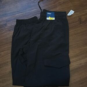 Black Old Navy high-rise joggers